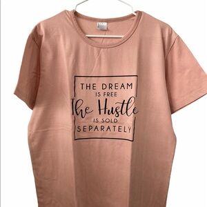 Short Sleeves Statement Tshirt 2XL